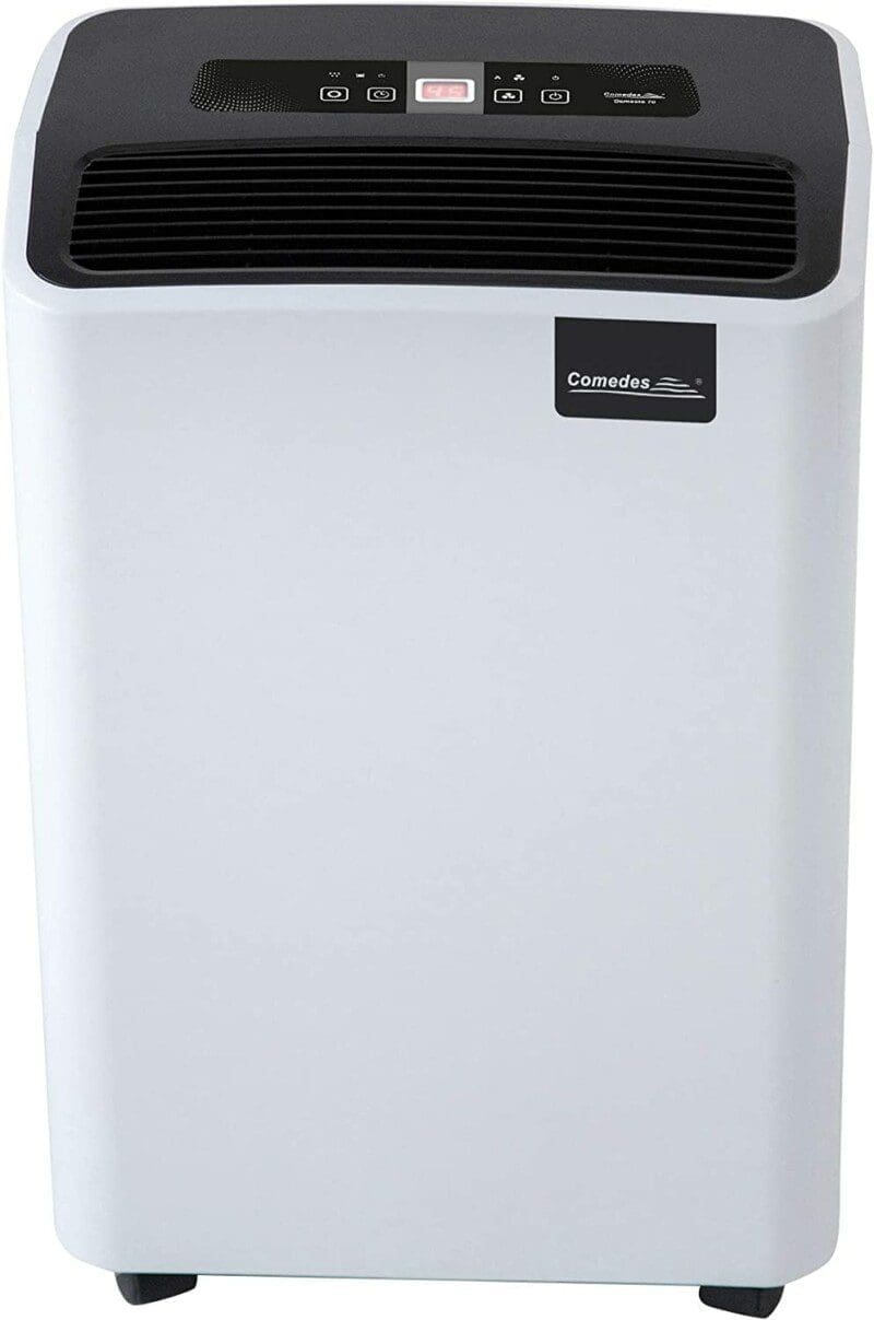 Comedes Luftentfeuchter Bautrockner Demecto 70 (max. 75 Liter / 24h) Geeignet für Räume und Keller bis 240m² / 550m³ Comedes Luftentfeuchter Bautrockner Demecto 70 (max. 75 Liter / 24h) Geeignet für Räume und Keller bis 240m² / 550m³