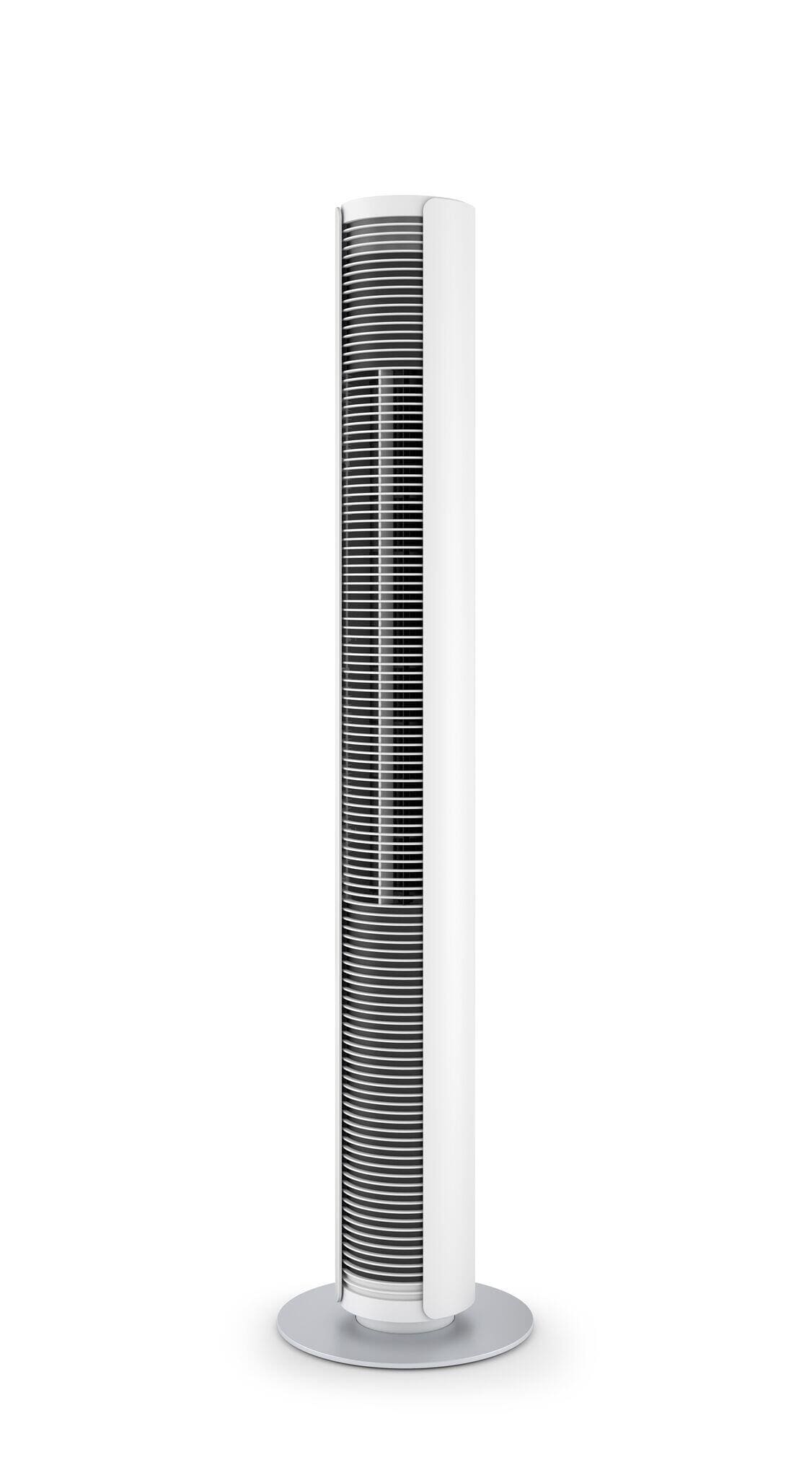 Ein schlanker Turmventilator mit Schwenkfunktion für Räume bis zu 40m², Gewinner des Deutschen Design Awards!