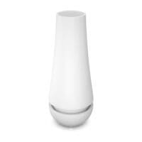 Weiße SF Tina Luftbefeuchter im modernen Design. Luftreiniger für ein gesundes Raumklima. Isolierte Ansicht, offen.