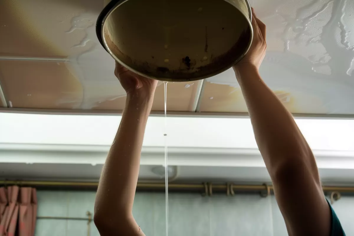 Wasserschäden an der Decke