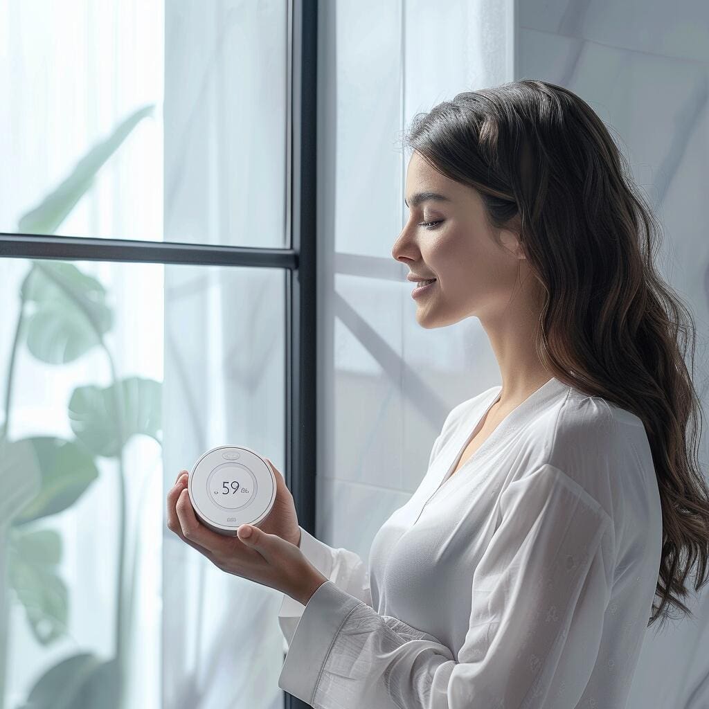 Schimmel vermeiden: optimal ist eine Luftfeuchtigkeit von 40-60%.