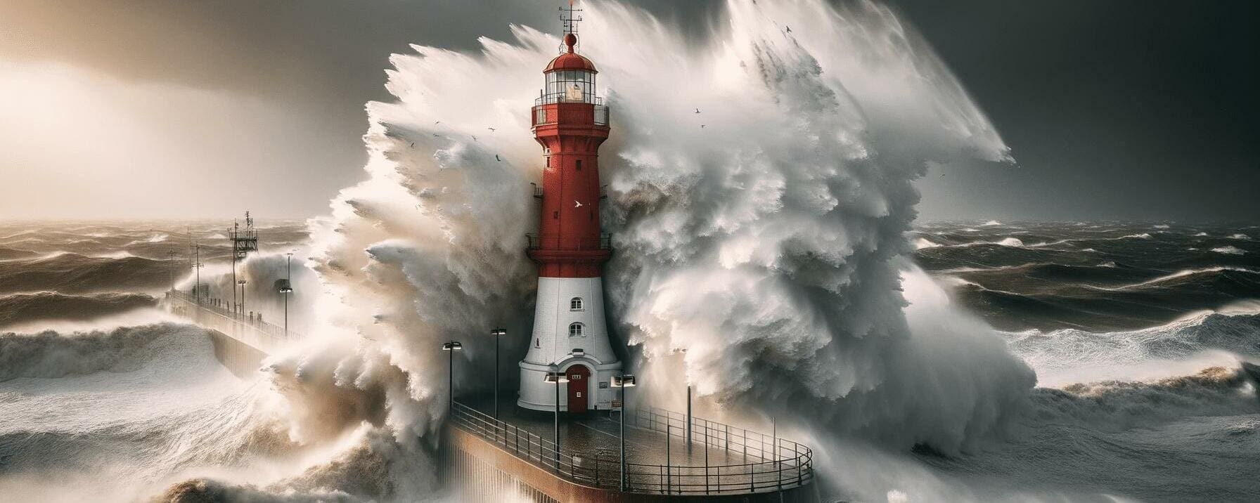 Sturmflut und Hochwasser