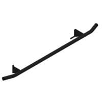 Schwarzer seitlicher Stoßfänger-Kit. Seitlicher Bumper zum Schutz des Fahrzeugs. Zubehör für Autos und Geländewagen.