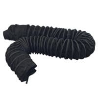 Schwarzer Nylon-Schlauch: Flexibler, gewellter Kunststoffschlauch. Ideal für Lüftung, Klima und industrielle Anwendungen. Robust und langlebig.