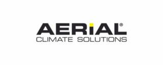 Logo von Aerial Climate Solutions. Schwarze Schrift auf weißem Grund. Klimalösungen für Industrie und Gewerbe.