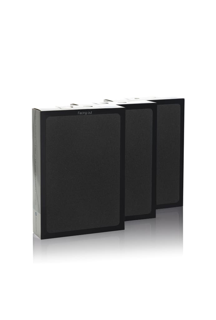 Drei Blueair Smokestop 500/600 Filter in Verpackung. HEPA/Aktivkohlefilter für Luftreiniger, optimal für Allergiker & Raucher.