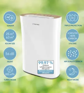 Filter, Luftfilter, TROTEC Design-Luftreiniger Air..., von G.A.Luft
