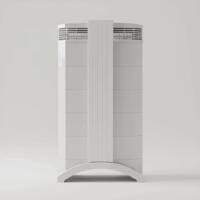 Weißer IQAir HealthPro 250 NE Luftreiniger mit Rollen. Ideal für Allergiker und zur Luftreinigung.