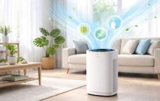 Luftreiniger MCS: HEPA- und Aktivkohlefilter entfernen VOCs und Schadstoffe. Ideal bei Multipler Chemikaliensensitivität (MCS). Saubere Luft!