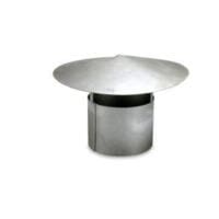 Edelstahl Regenhaube 150 mm für Abgasrohre. Schützt zuverlässig vor Regen und Witterungseinflüssen. Robust und langlebig für den Aussenbereich.