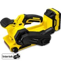 Akku-Bandschleifer PBSS 10-20V von Trotec: Leistungsstarker Bandschleifer mit Akku und Ladegerät für präzises Schleifen. Ideal für Heimwerker.