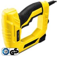 Elektrotacker PTNS 11-230V: Gelber Tacker von Trotec im Detail. Ideal für Heimwerkerarbeiten mit Klammern und Nägeln. Jetzt online entdecken!