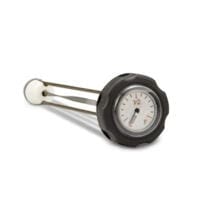 Fuellstandsmesser IDS 100: Detailaufnahme des Messgeräts. Präzise Füllstandsanzeige für Industrieanwendungen. Modell 6100006170 für genaue Messwerte.