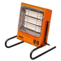 IRE_3 Halogenstrahler: Heizgerät mit Schutzgitter und zwei Schaltern. Ideal für Baustellen und Werkstätten. Zuverlässige Wärme mit Heylo Qualität.