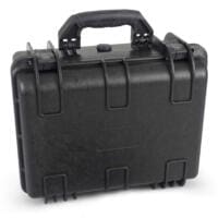 Schwarzer LD8 Profi-Einsatzkoffer, robust und stabil. Ideal für den professionellen Einsatz, sicherer Transport von empfindlichen Gegenständen.