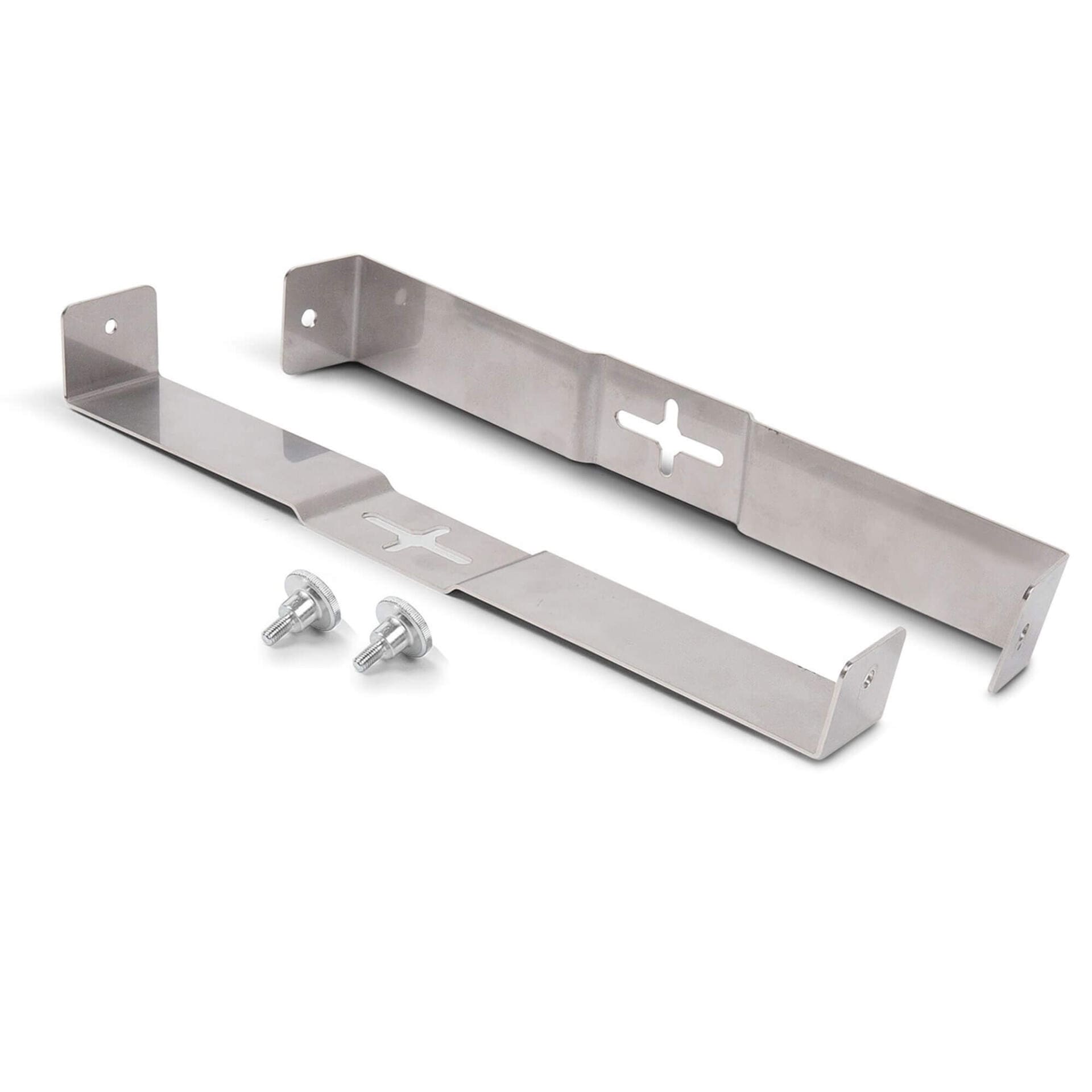 Montagestützen-Anschluss-Set TIH 350: Das Set besteht aus zwei Montagestützen und Schrauben, ideal für die sichere Befestigung und Installation.