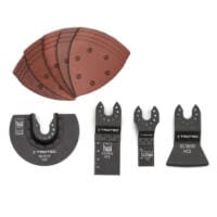 PMTS-Set_1_Universal: Das Trotec Werkzeug Set mit Schleifblättern und Sägeblättern für Multitools, ideal für vielseitige Anwendungen. 6210000101