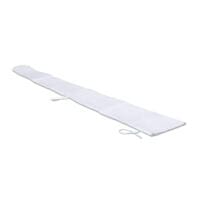 Packsack für Arbeitsschirm aus PVC: Weißer Schutzsack für Arbeitsschirme, aus robustem PVC-Material, ideal für Transport und Lagerung.