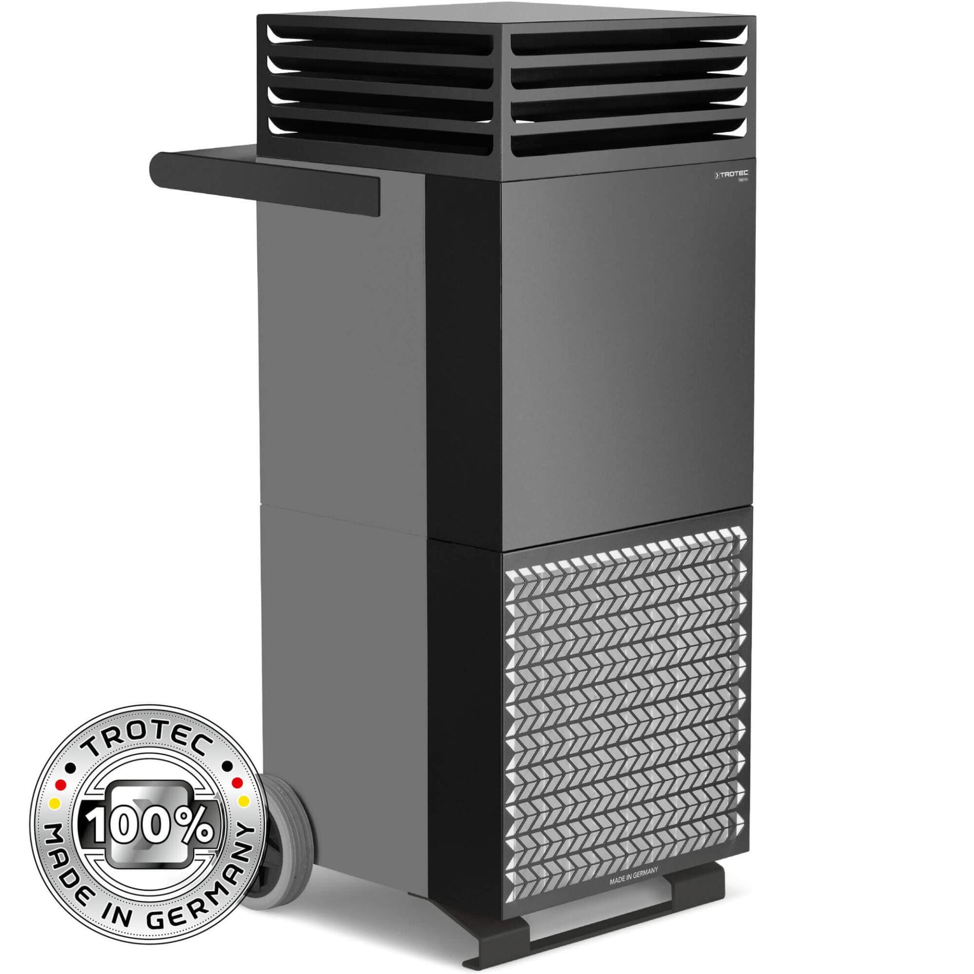 Trotec Raumluftreiniger TAC M in Basaltgrau und Schwarz: Mobiler Luftreiniger für saubere Luft, ideal für Wohn- und Arbeitsräume. Deutsches Qualitätsprodukt.