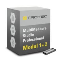 Trotec MultiMeasure Studio Professional Modul 1: Software für präzise Messdatenanalyse. Ideal für Profis im Bereich Bauwesen und Umwelttechnik.
