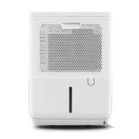 Weißer Luftentfeuchter TTK 27 E. Kompakter Raumentfeuchter zur Reduzierung der Luftfeuchtigkeit. Ideal für kleine Räume. Gut gegen Schimmel.