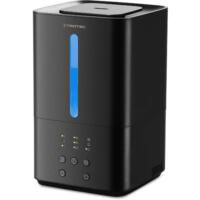 Schwarzer Ultraschall-Luftbefeuchter B-4-E von Trotec. Ideal für ein besseres Raumklima und gesunde Luftfeuchtigkeit im Haus. Luftbefeuchtung.