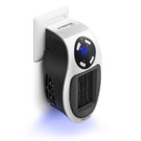 Steckdosen-Heizlüfter TFC 1 E: Kompakter, weiß-schwarzer Heizlüfter direkt in der Steckdose. Ideal für kleine Räume und schnelle Wärme. Heizlüfter.