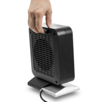 Keramik-Heizlüfter TFC 13 E: Kompakter, schwarzer Heizlüfter mit Tragegriff, ideal für kleine Räume. Effiziente Keramik-Technologie für schnelle Wärme.