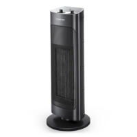 Schwarzer Keramik-Heizlüfter TFC 20 E von Trotec für schnelle Wärme. Kompaktes Design, ideal für kleine Räume. Heizlüfter für wohlige Wärme.