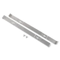 Montagestützen Anschluss-Set TIH 650: Detailaufnahme der Montagebügel und Schrauben, zur sicheren Befestigung von Heizgeräten. Robuste Ausführung.