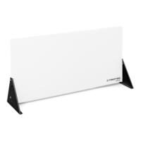 Weiße Trotec Infrarotheizung TIH 650 auf schwarzen Füßen. Ideal als Infrarot-Heizplatte für angenehme Wärme. Heizpaneel im Detail.