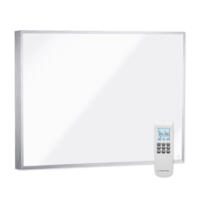 Weiße Infrarot-Heizplatte TIH 300 ST mit Fernbedienung. Ideal für angenehme Wärme und Heizkostenersparnis. Trotec Infrarotheizung.
