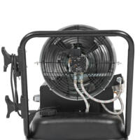 Direkt-lheizgebläse IDE 100 D: Detailansicht des Heizgebläses mit Fokus auf den Lüfter und die zugehörigen Komponenten. Ideal für Bauheizung.