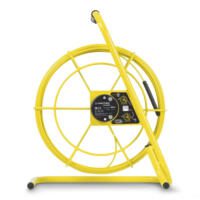 Trotec LTS4530S Punkt- und Streckenortungssystem 30m: Gelbe Kabeltrommel mit Kabel für präzise Ortung von Strecken und Punkten.