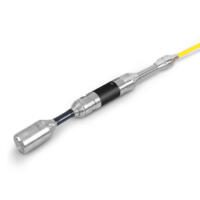 Detailaufnahme eines VSP3041-Transmitters (512 Hz) für präzise Ortung. Das Gerät besteht aus Metall und hat ein gelbes Kabel. Bild 3 der Serie.