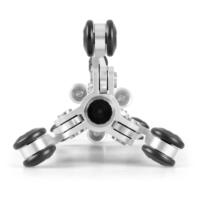 Rohrkamera-Zentrierhilfe VSP-CD 140-400: Detailansicht der Zentrierhilfe mit drei Armen und Rollen für Rohrkameras.