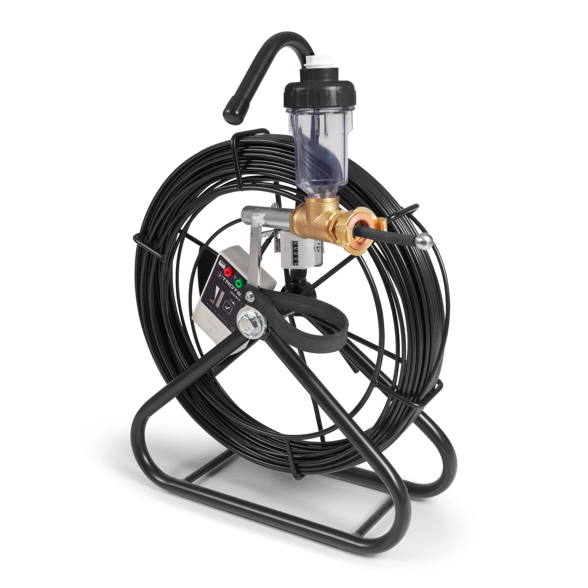 Akustische Rohrsonde LD6000-PTS-50-m: Präzise Ortung mit 50m Kabellänge. Ideal für Leckortung und Rohrinspektion. Zuverlässige Technik für Profis.