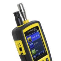 Partikelzähler PC220 von Trotec im Detail: Das Messgerät zeigt Partikel, HCHO, CO an. Ideal für präzise Luftqualitätsmessungen. Jetzt entdecken!