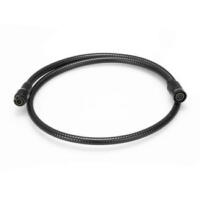 Schwarze BO26-E-17-0-1000 Verlängerung mit zwei Anschlüssen. Ideal für flexible Verbindungen und vielfältige Anwendungen. Robuste Ausführung.