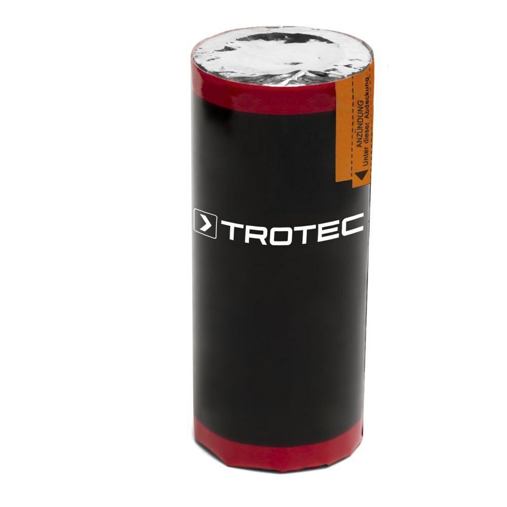 Rote Rauchpatrone von Trotec, Rauchdauer 80 Sekunden. Ideal für Fotoshootings und Spezialeffekte. Hohe Qualität für zuverlässigen Einsatz.