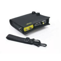 Schwarze Holster-Tasche für Trotec MultiMeasure Serie. Robuste Schutztasche mit Tragegurt für Messgeräte. Ideal für den mobilen Einsatz.