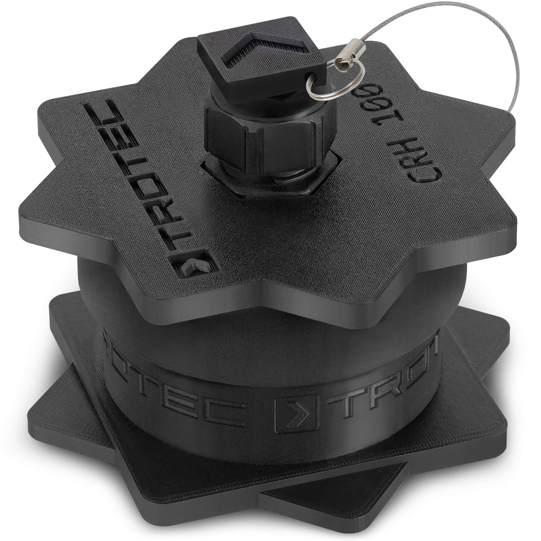 KRL Messkammer CRH100: Detailaufnahme der Messkammer von Trotec. Präzise Feuchtigkeitsmessung mit der CRH100 Messkammer für KRL Systeme.