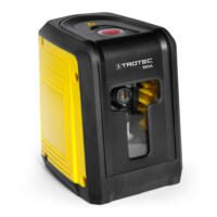 Trotec Kreuzlinienlaser BD5A: Gelb-schwarzes Gerät für präzise Linien. Ideal für Handwerker, Bauprojekte. Bild zeigt Details des Lasers.