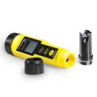 Nahaufnahme von BW10 pH-Messgerät Ersatzteil, gelb, mit Schutzkappe und Elektrode. Ideal für präzise Messungen. Das ist ein nützliches Gerät