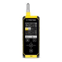 Thermohygrometer T220 von Trotec: Ein digitales Messgerät zur Bestimmung von Temperatur und Luftfeuchtigkeit. Ideal für präzise Messungen.