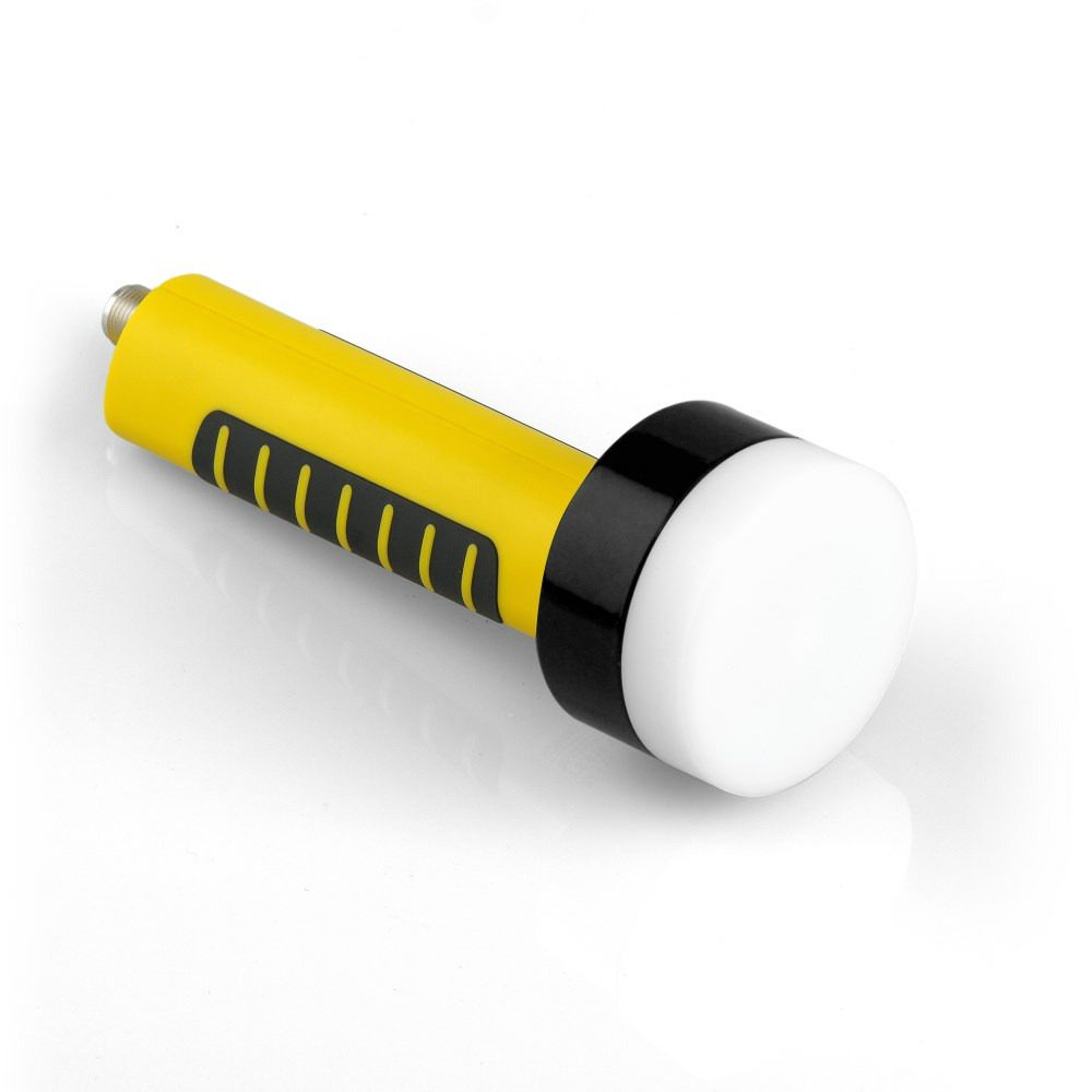 TS-610 SDI Materialfeuchtesensor: Gelber Feuchtigkeitssensor zur Messung der Materialfeuchte, Nahaufnahme. Präzise Feuchtemessung!