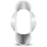 Abluftschlauchadapter für Fensterdichtung, passend für mobile Klimaanlagen. Fensteradapter für Klimageräte, um warme Luft abzuleiten. Ideal für Zuhause.