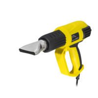 Heiße HyStream 2000 Heißluftpistole in Gelb: Ideal zum Entfernen von Farbe, Verformen von Kunststoffen und Trocknen. Leistungsstark und vielseitig.