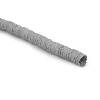 Grauer TF-L-160-mm-6-m-Luftschlauch. Flexibler Schlauch für Belüftung und Absaugung, ideal für Industrie und Handwerk. Robuste Ausführung.