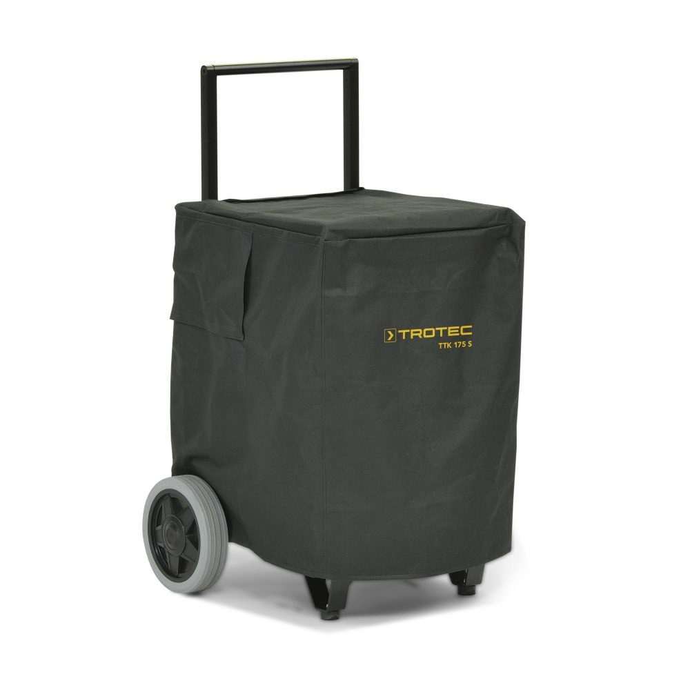 Schutzhaube für Trotec TTK 175 S Qube Luftentfeuchter. Die Abdeckung schützt das Gerät vor Staub und Beschädigungen. Ideal für Lagerung und Transport.